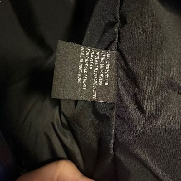 EXCELLENT CONDITION MEN’S SMALL QUILTED MARKER PUFFER COAT - Picture 6 of 8